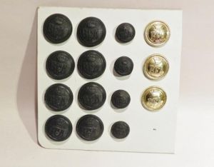 Scarce Vintage British European Airways Uniform Buttons