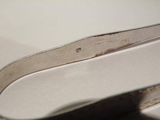 Georgian Silver Sugar Nips. — image 5