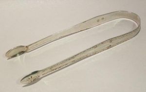 Georgian Silver Sugar Nips.