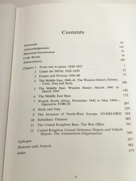 Book – A History of the Royal Army Ordinance Corps 1920-45 — image 3