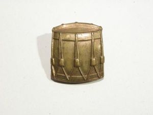 WW1 Era Brass Trade Proficiency Drummers Badge
