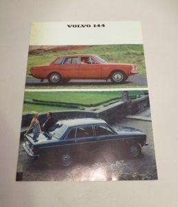 1970's Sales Brochure Volvo 144.