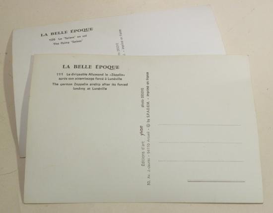 Two Modern Zeppelin Postcards from Original Photo's — image 4