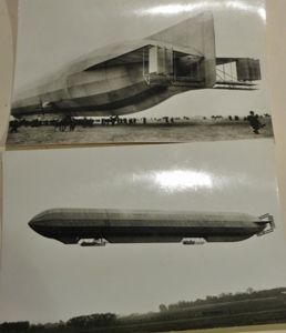 Two Modern Zeppelin Postcards from Original Photo's