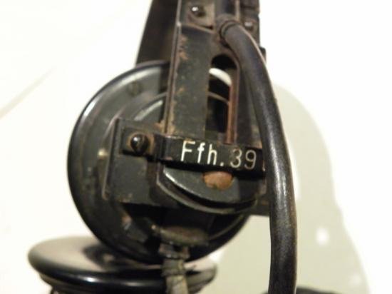 WW2 Panzer Tank Headphones & Throat Mike. — image 8