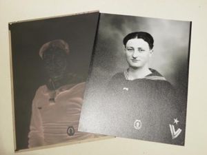 Very Rare WW2 German Kriegsmarine Photograph with Negative JC4