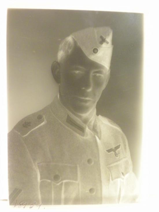 Very Rare WW2 German Coastal Artillery Photograph with Negative JC2 — image 3