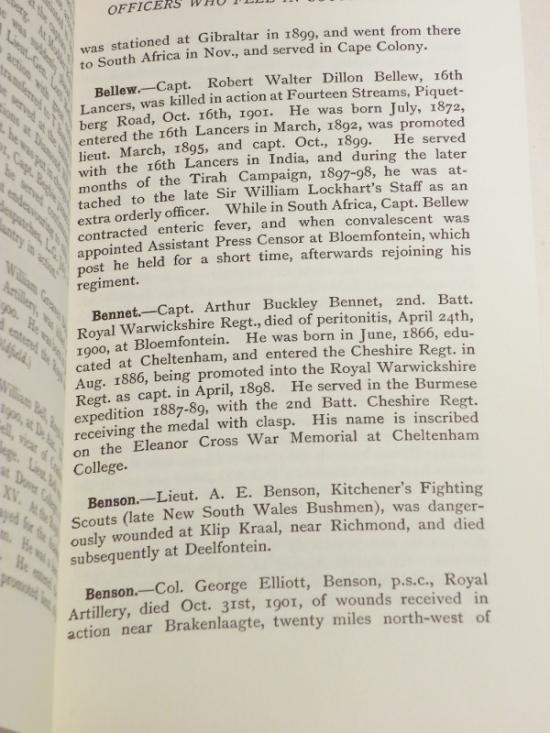 Book – The Last Post – Officers who Died in the South African War — image 3