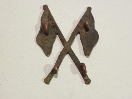 WW1 Army Signaller Brass Trade Badge — image 2