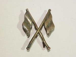 WW1 Army Signaller Brass Trade Badge