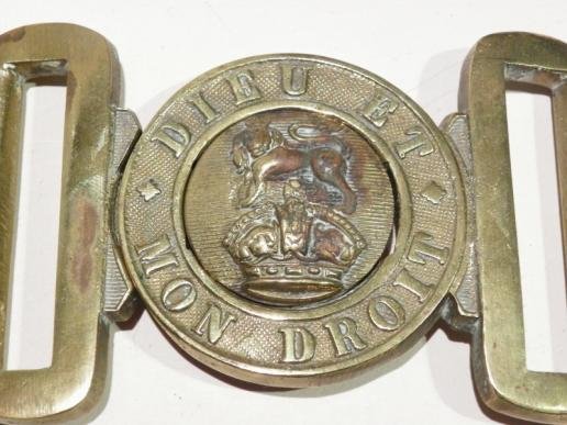 Edwardian Brass Dress Belt Buckle. — image 2