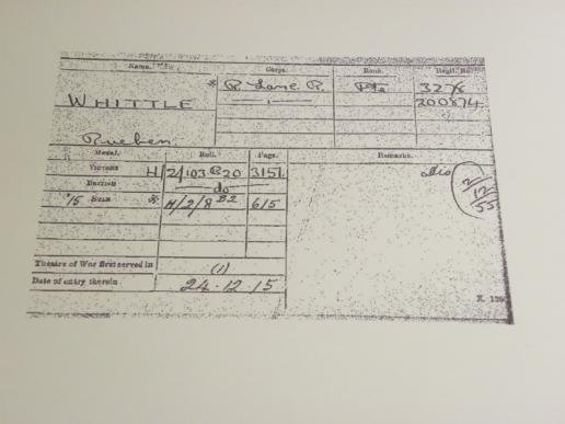 WW1 British War Medal – R. Whittle Royal Lancashire Regiment — image 5