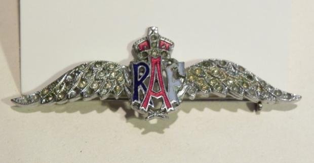 1930's Era RAF Elaborate Sweetheart Brooch — image 2
