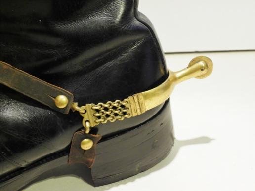 Pair Superb 19thC Cavalry Officers Spurs By Maxwell. — image 2
