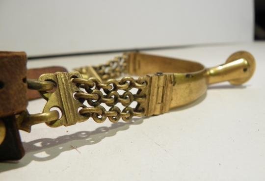 Pair Superb 19thC Cavalry Officers Spurs By Maxwell. — image 4