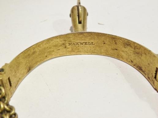 Pair Superb 19thC Cavalry Officers Spurs By Maxwell. — image 6