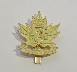 Canadian Royal Armoured Corps Cap Badge.