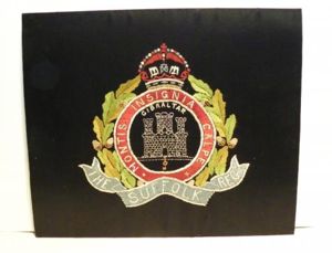 WW2 Era Suffolk Silk Embroidery.