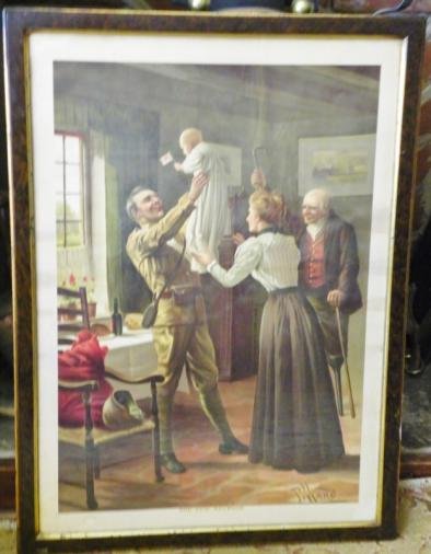 Victorian Boer War Print; The New Recruit. — image 2