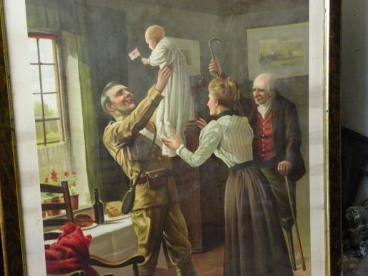 Victorian Boer War Print; The New Recruit. — image 3