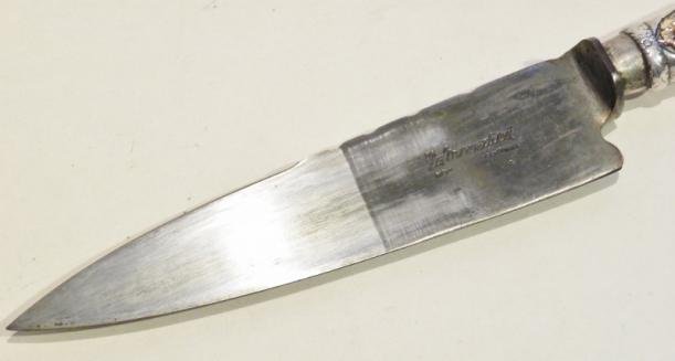 Early 20thC 800g Silver Argentinian Gaucho Knife. — image 4