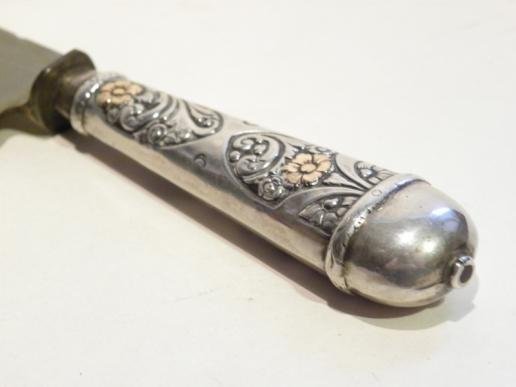 Early 20thC 800g Silver Argentinian Gaucho Knife. — image 7