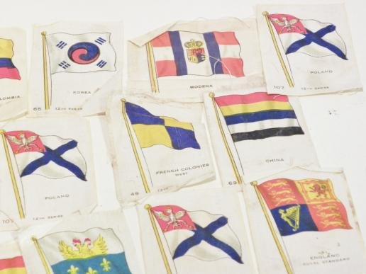 Selection of Vintage Silk Cigarette Cards  - Flags — image 3