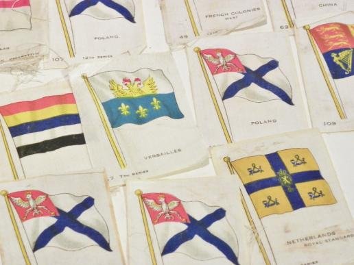 Selection of Vintage Silk Cigarette Cards  - Flags — image 4