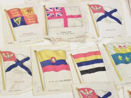 Selection of Vintage Silk Cigarette Cards  - Flags — image 5