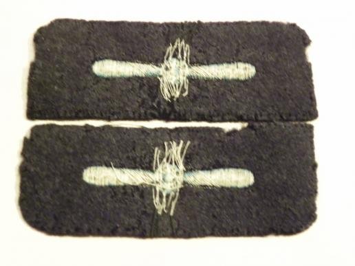 Good Pair of WW2 RAF Leading Aircraftman Cloth Patches — image 2