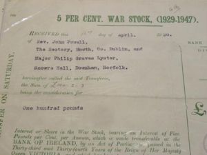 Interesting Inter War 5 Per Cent War Stock Certificate £100 …