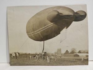 Good Vintage Photograph – British Army Dirigible No2A 1910