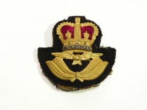 QEII W.R.A.F. officers Cap Badge.