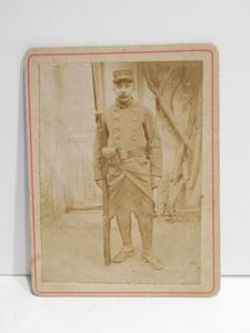 WW1 Photograph French Infantryman.