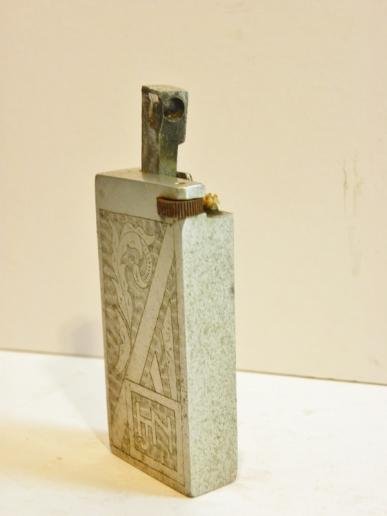 WW2 Era Aluminium Slab Petrol Lighter — image 5
