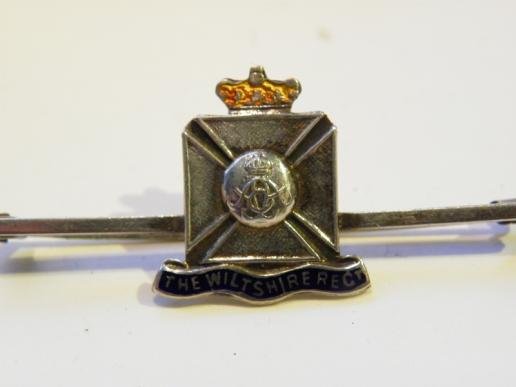 WW1 Era Hallmarked Silver Sweetheart Badge – Wiltshire Regiment — image 3