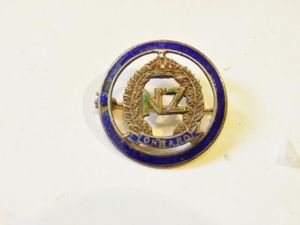 WW1 Era Sterling Silver New Zealand Sweetheart Brooch