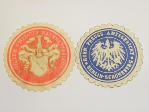 Pre WW1 German Stadt or Towns Letter Seals (1) — image 3