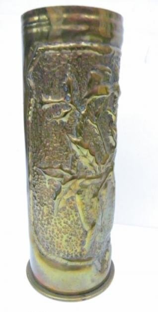Superb WW1 German Trench Art Shell 1915 — image 2