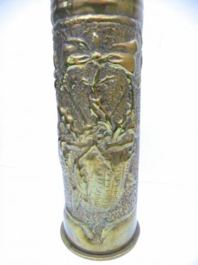 Superb WW1 German Trench Art Shell 1915 — image 3