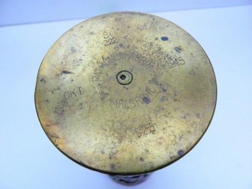 Superb WW1 German Trench Art Shell 1915 — image 5