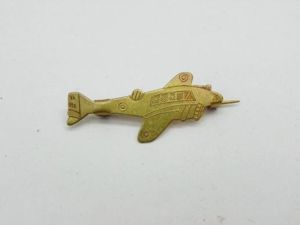 1930's Aircraft Sweetheart Brooch.