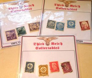 Third Reich Era Postage Stamps.