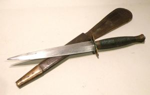 3rd Pattern Fairbairn Sykes Fighting Knife Named 7th Commando