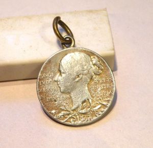 1887 Victorian Jubilee Commemorative Silver Coin