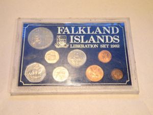 1982 Falkland Islands Liberation Coin Set.
