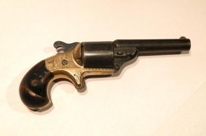 Scarce Moore's Patent .32 Cal Teat-Fire Revolver.
