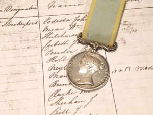 Crimean War Medal to Carden Commissariat Department.