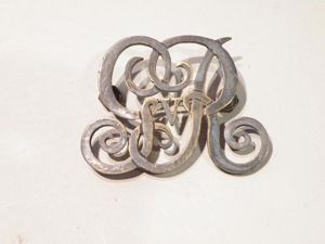 George V Officers Pouch Badge.