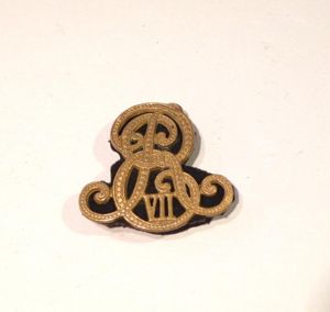 Edwardian Officers Pouch Badge.
